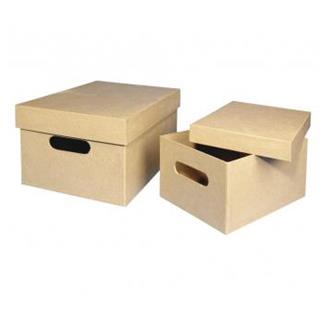 Škatla iz papirne mase, 26x18.5x13cm, 1kos