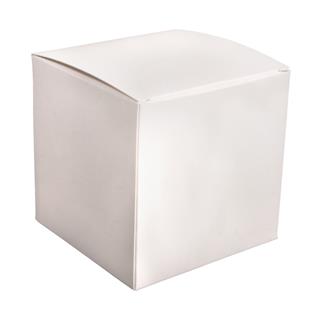 Škatle papirnate zložljive, 10x10x10 cm, 6 kosov, bela