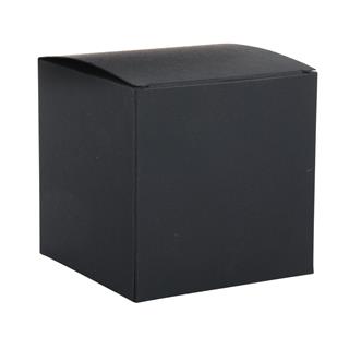 Škatle papirnate zložljive, 10x10x10 cm, 3 kosi, črna