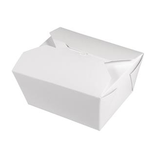 Škatle za živila, 600ml, bele, 12x10.5cm, set 4