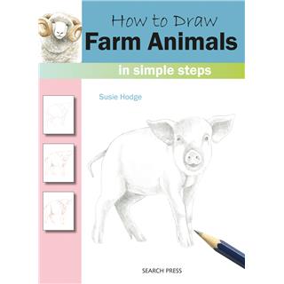 KNJIGA HOW TO DRAW FARM ANIMALS