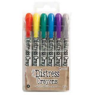 Distress Crayon voščenke, Set "4"