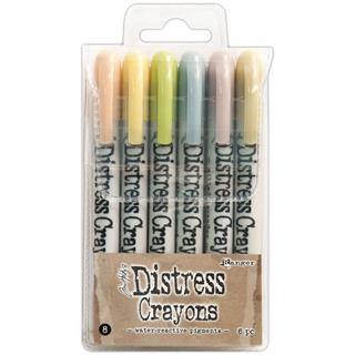 Distress Crayon voščenke, Set "8"