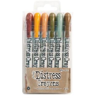 Distress Crayon voščenke, Set "10"