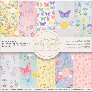 Set papirjev 15x15cm - Butterflies & Flowers