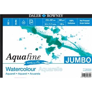 Blok akvarelni Aquafine Smooth A4 300g JUMBO 50 listni NOT