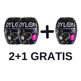 DYLON barva za tekstil Intense Black, 2+1