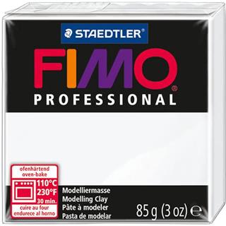 FIMO Prof polimerna masa 0, bela, 85g