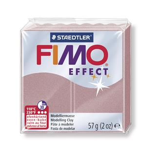 FIMO Effect polimerna masa 207, pearl rose gold 56g