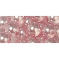 Steklene perle pol prosojne 6mm