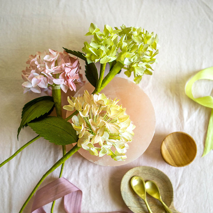 HORTENZIJE IZ KREP PAPIRJA