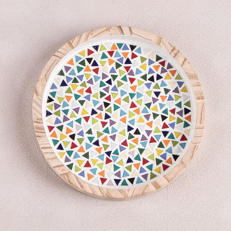 LESEN PLADENJ S TRIKOTNIM MOZAIKOM