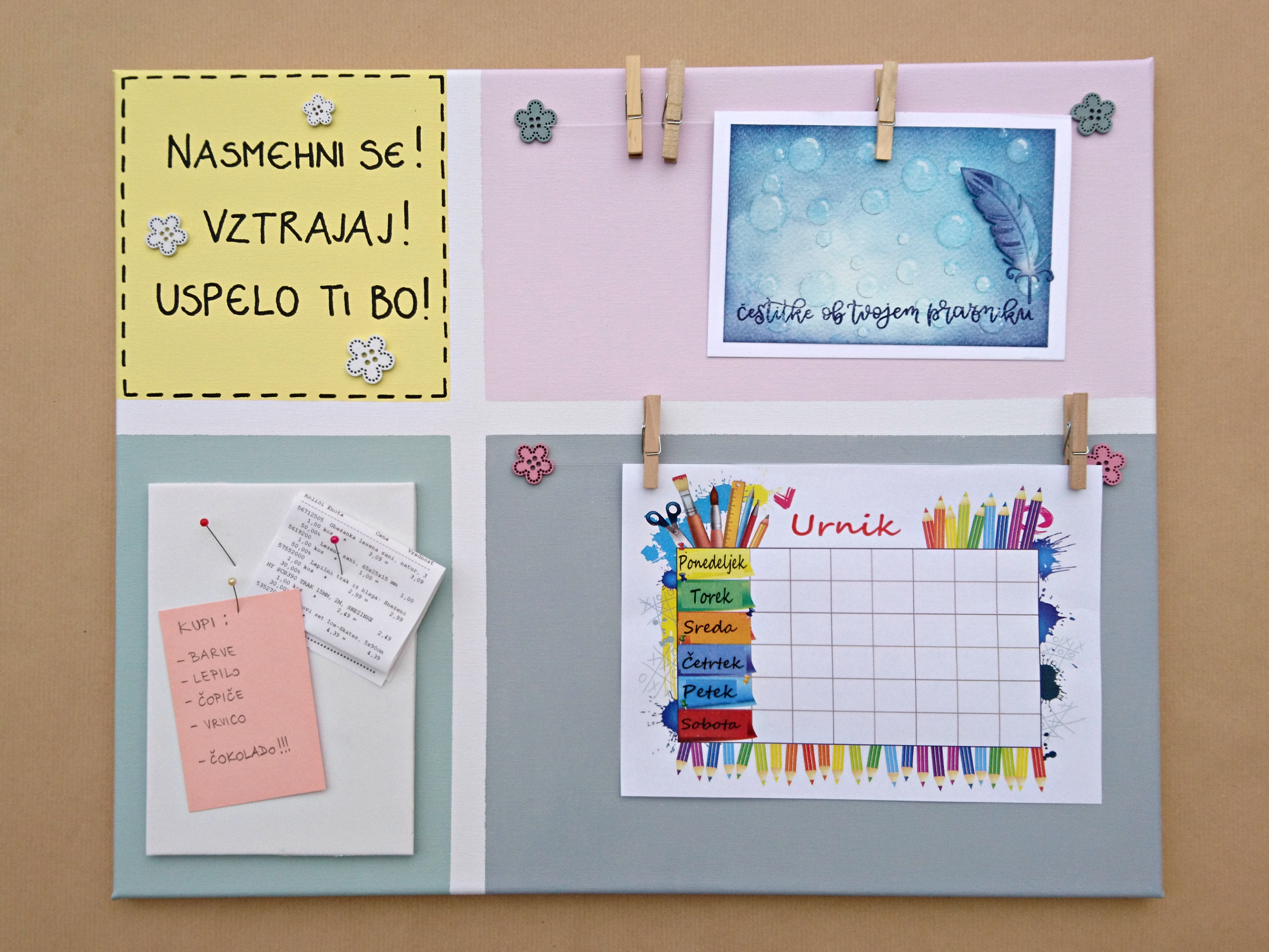 PLATNO - TABLA ZA SPOROČILA