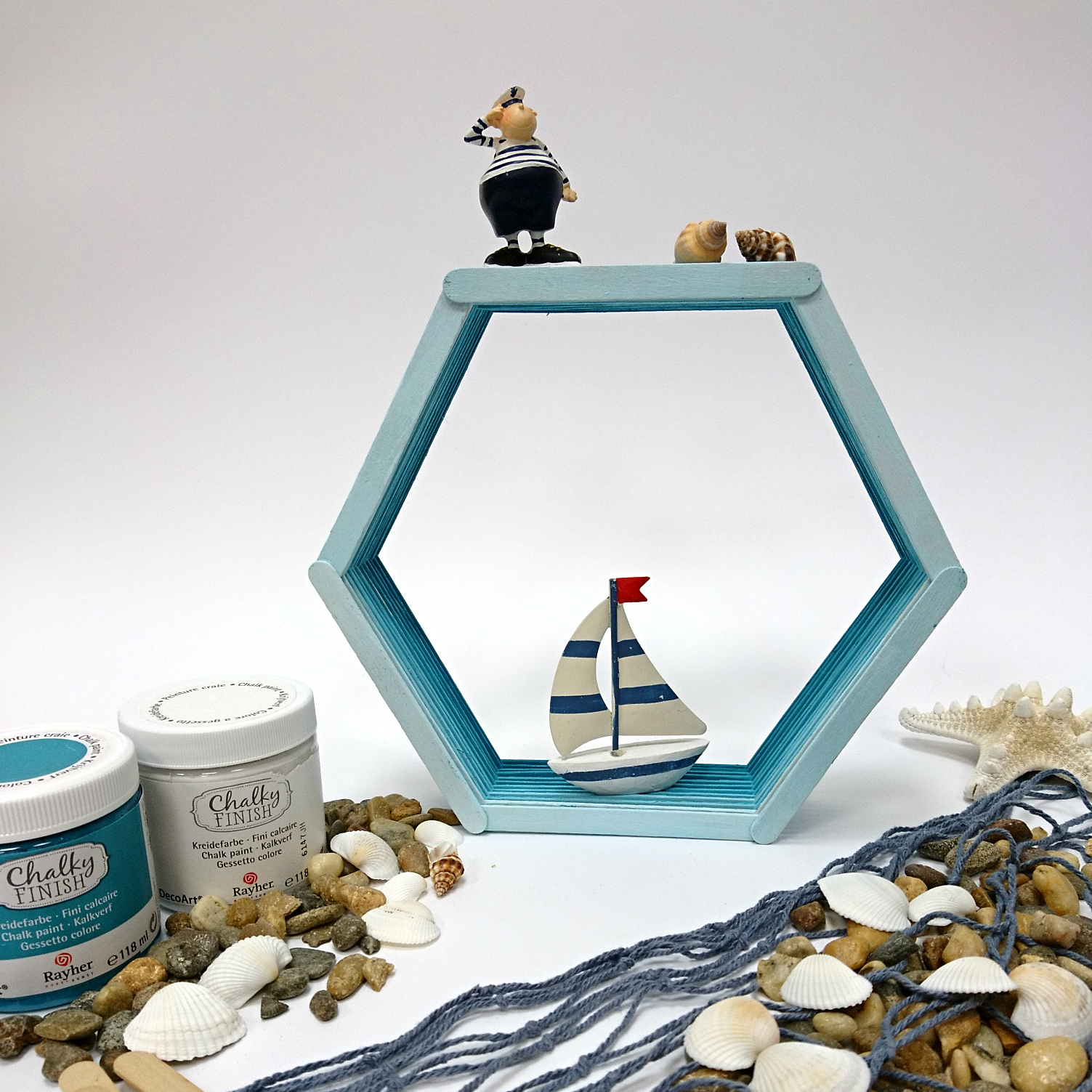 OKVIR IZ SLADOLEDNIH PALČK